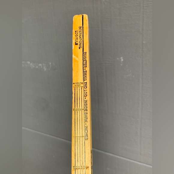 Vtg Littleton New Hampshire Robotech Doyle Log Measuring Square Yard Stick - Picture 13 of 15